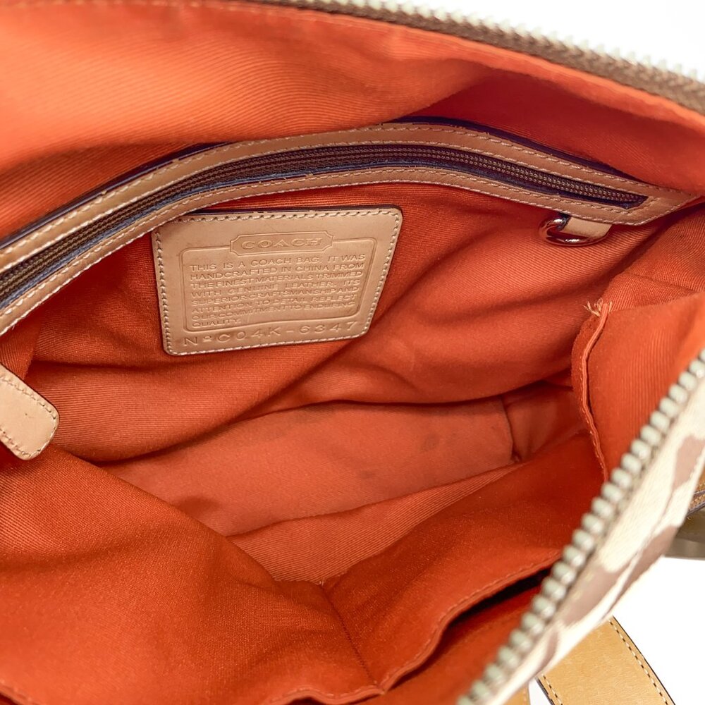 COACH Vintage Hobo Signature C Slim Crossbody Canvas Bag - C04K-6347 - Picture 8 of 14